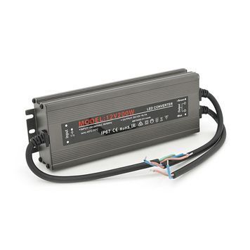 Імпульсний блок живлення герметичний Ritar RTPSW12-200 12В 16.5А (200Вт) IP67 DRQ-PSU-467002 фото