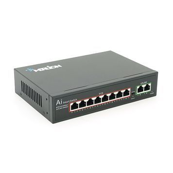 POE комутатор Merlion 8 POE 10/100 + 2 RJ45 10/100 DRQ-PSU-011403 фото