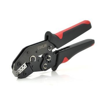 Інструмент обжимний SN-2549 для обжимки клем, 0.14-1.5mm2, Black-red DRQ-TLS-619974 фото