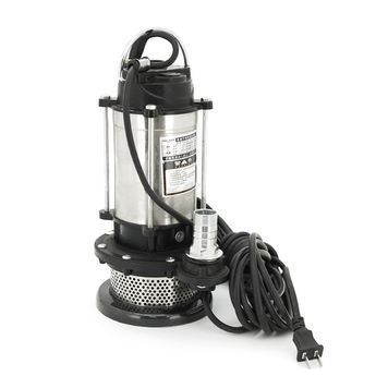 Занурювальний насос, 370W, 220V, 2 м&sup3;/год, підйом 10 м, 25 мм, нержавіюча сталь, 380х195х200мм, 4,3 кг + перехідник DRQ-ADP-423153 фото