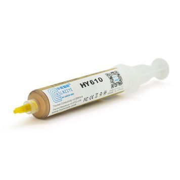 Паста термопровідна HY-610 30g, шприц, Gold DRQ-SLD-750034 фото