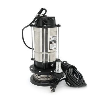 Занурювальний насос, 1100W, 220V, до 4 м&sup3;/год, підйом до 26 м, 25 мм, нержавіюча сталь, 410х195х225 мм, 11 кг. + перехідник DRQ-ADP-885815 фото