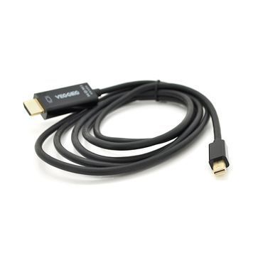 Кабель VEGGIEG MH-1.5 MiniDisplay Port (тато) на HDMI (тато), 1,5m, підтримує 1920 * 1080, Black, Пакет DRQ-CBL-078275 фото