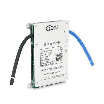 BMS плата JK-BD6A24S8P Li-Ion/LiFePo4/LTO 8S-24S, 80A, CAN/RS485, 1.2m&Omega;, Bluetooth, Ballance 0.6A + кнопка DRQ-BMS-948319 фото