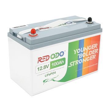 Акумуляторна батарея LiFePO4 Redodo 12V 100Ah Self-heating, 1280Wh, BMS 100A DRQ-BMS-823341 фото