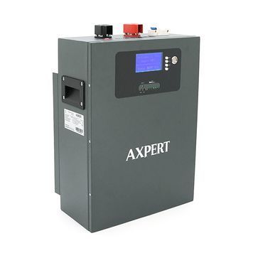 Акумуляторна батарея AXPERT LiFePO4 25.6V 100Ah, 2,56kWh, BMS100A, CAN2.0/RS232/RS485, 6000 циклів 300x148x420 23,5 kg DRQ-BMS-281361 фото