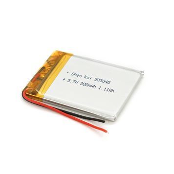 Літій-полімерний акумулятор 3*30*40mm (Li-ion 3.7В 300мА&middot;год) DRQ-GPS-755556 фото