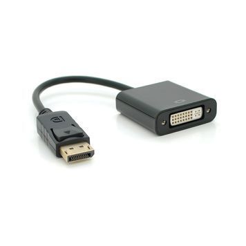 Конвертер Display Port (тато) на DVI24 + 1 (мама) 30cm, Black, 4K / 2K, Пакет DRQ-CBL-483201 фото