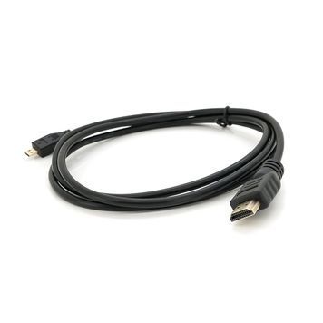 Кабель Merlion HDMI (тато) A-D micro (тато), 1.5m, чорний пакет, Q200 DRQ-ADP-240816 фото